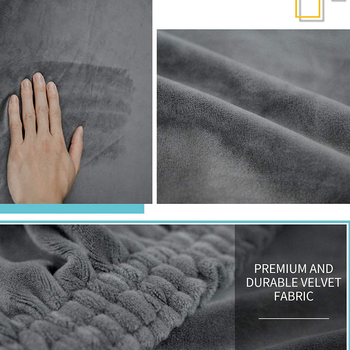 Калъфка за възглавница за диван в кемпер, 2 части, сребърна лисица, прахоустойчива, устойчива на надраскване, калъфка за възглавница за ресторант, хотел, карта