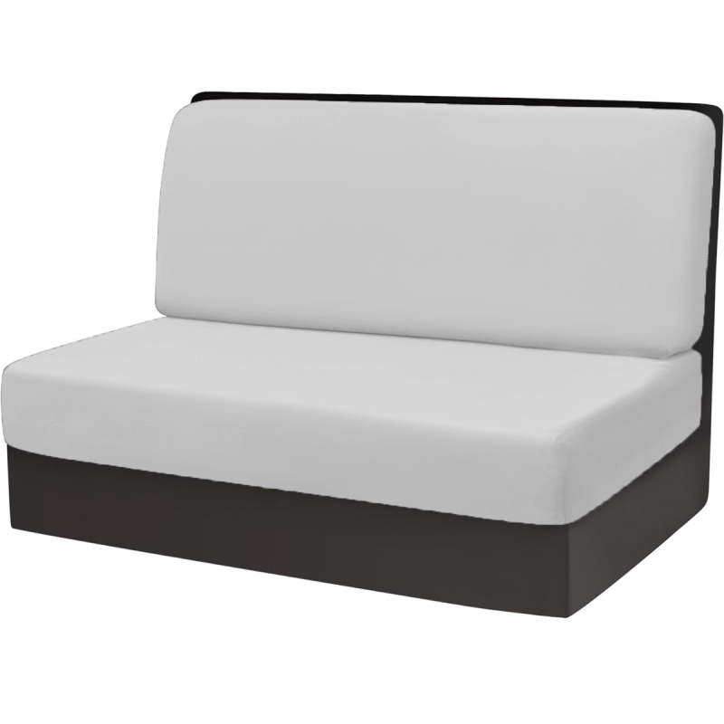 Калъфка за възглавница за диван в кемпер, 2 части, сребърна лисица, прахоустойчива, устойчива на надраскване, калъфка за възглавница за ресторант, хотел, карта