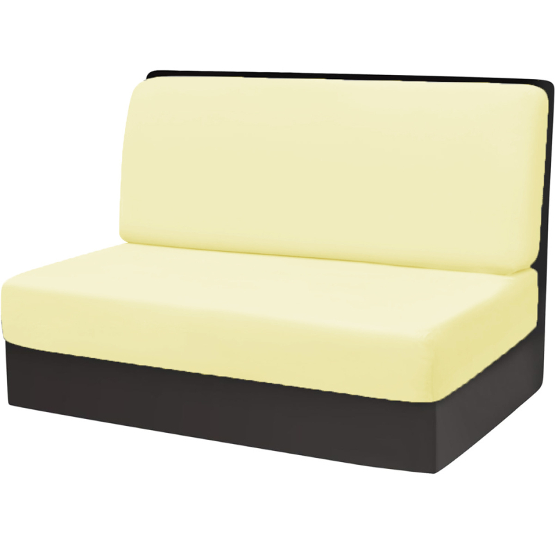 Калъфка за възглавница за диван в кемпер, 2 части, сребърна лисица, прахоустойчива, устойчива на надраскване, калъфка за възглавница за ресторант, хотел, карта