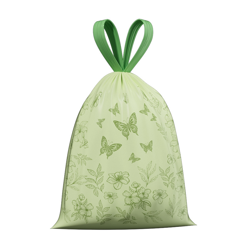 Kiaulienos šiukšlių maišai, 100 vnt., buitiniai, su raišteliu, neplyštantys šiukšlių maišai, sustorinti ir neplyštantys, su raišteliu