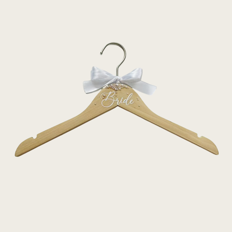 Prekogranična Amazon vješalica za mladenku s bisernim tiskom, mladenka, vjenčanje, blagdanski rekviziti za pohranu, dekoracija za momačku večer