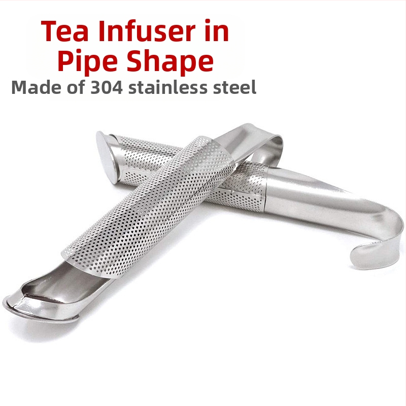 Трансграничен чайник от неръждаема стомана 304, монтиран на ухо, висяща тръба, филтър за чай, удобен комплект за чай, аксесоари