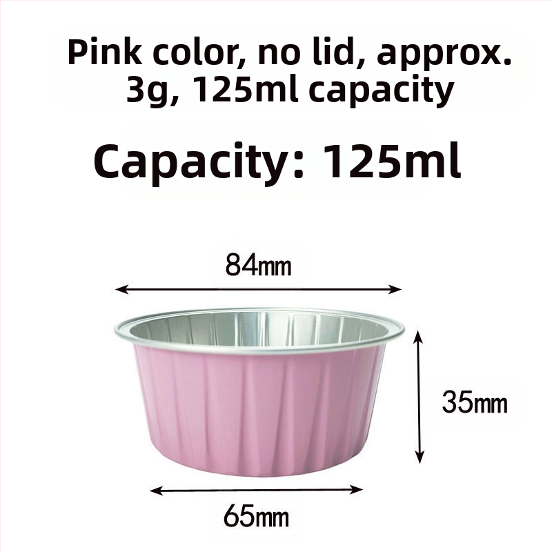 20 опаковки, 50 опаковки, чаши за пудинг, фритюрник със специален цвят, кутия от алуминиево фолио, кръгла купа, кутия за торта, чаша за барбекю