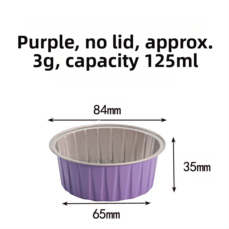 20 опаковки, 50 опаковки, чаши за пудинг, фритюрник със специален цвят, кутия от алуминиево фолио, кръгла купа, кутия за торта, чаша за барбекю