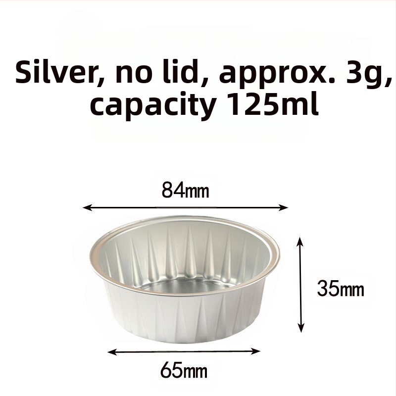 20 опаковки, 50 опаковки, чаши за пудинг, фритюрник със специален цвят, кутия от алуминиево фолио, кръгла купа, кутия за торта, чаша за барбекю