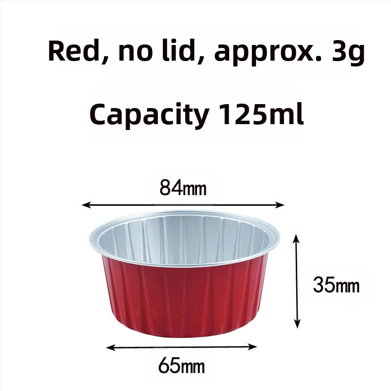 20 опаковки, 50 опаковки, чаши за пудинг, фритюрник със специален цвят, кутия от алуминиево фолио, кръгла купа, кутия за торта, чаша за барбекю