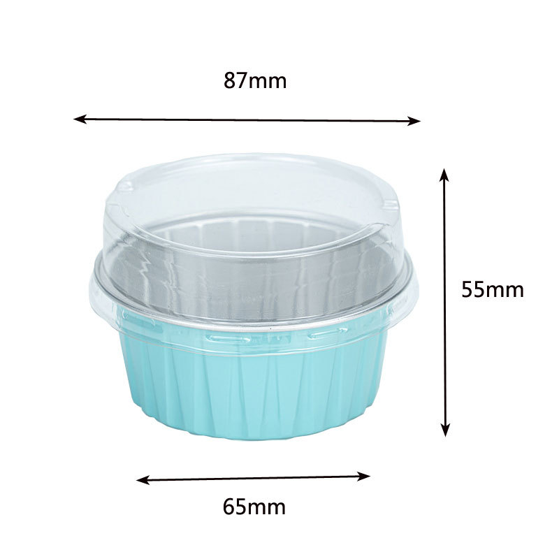 20 опаковки, 50 опаковки, чаши за пудинг, фритюрник със специален цвят, кутия от алуминиево фолио, кръгла купа, кутия за торта, чаша за барбекю