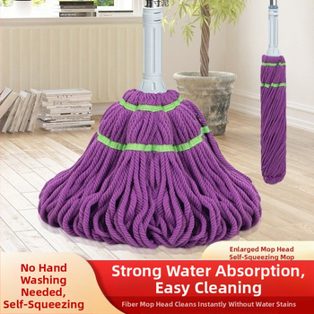 Περιστροφική σφουγγαρίστρα νερού χωρίς χέρια, οικιακή, τεμπέλης, απορροφητική νερού, ανθεκτική, υγρή και στεγνή σφουγγαρίστρα διπλής χρήσης, καθαρή, νέο στυλ