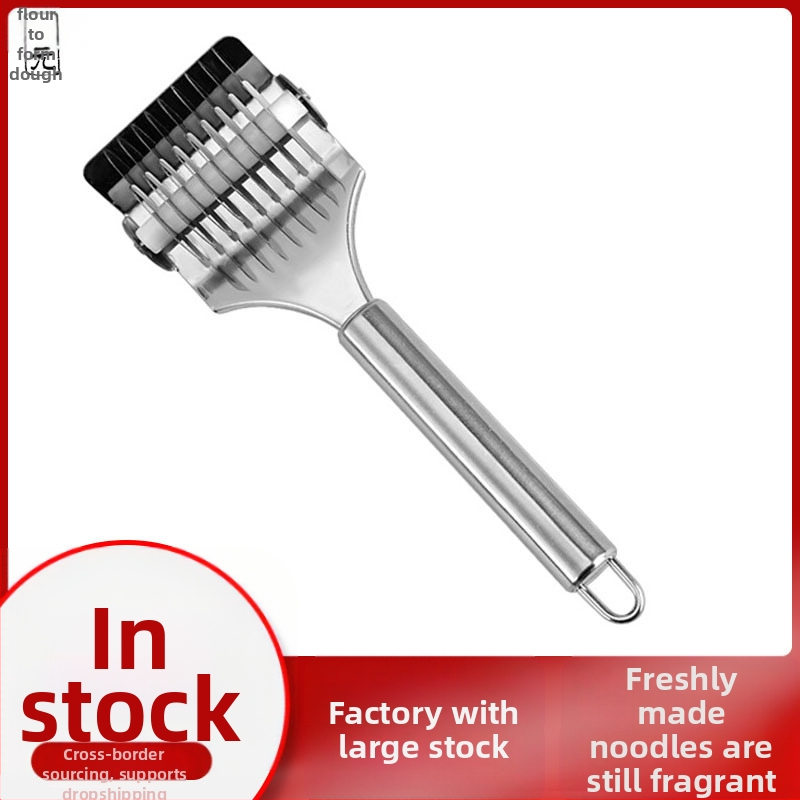 [Tehasepood] Roostevabast terasest nuudlilõikuri rullnuudlilõikur köögiriist käsitööna valmistatud mugav