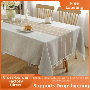 Veekindel laudlina, sisemine stiil, ristkülikukujuline puuvillane ja linane laudlina, laualina kate, rätik, laudlina, õlikindel, veekindel, libisemisvastane