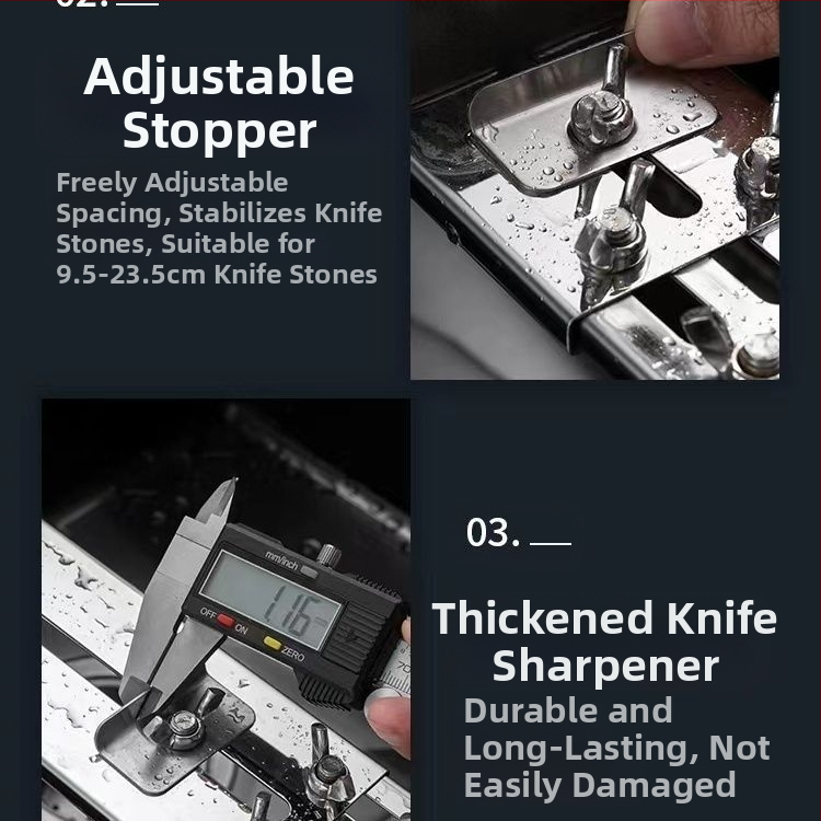 Дропшипинг Неръждаема Стомана Фиксирана Скоба за Точилен Камък Домакин Регулируема Мивка Фиксирана Стойка Нова Противохлъзгаща Стойка за Заточване