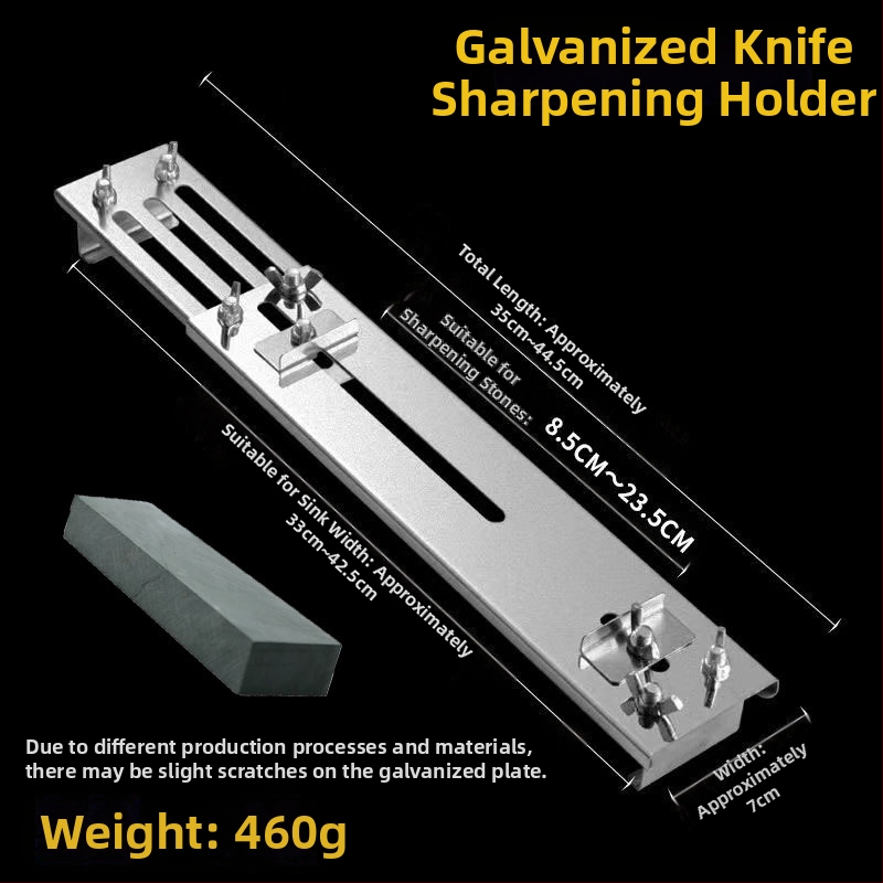 Roostevabast terasest fikseeritud terituskivi kronstein majapidamises kasutatavale reguleeritavale valamule, fikseeritud restile, uus libisemisvastane teritusrest