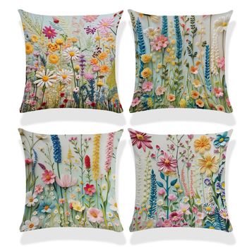 Vintage κάλυμμα μαξιλαριού λουλουδιών Διακόσμηση σπιτιού Δωμάτιο Υπνοδωμάτιο Σαλόνι Αυτοκίνητο Καναπές Διακόσμηση μαξιλαριού