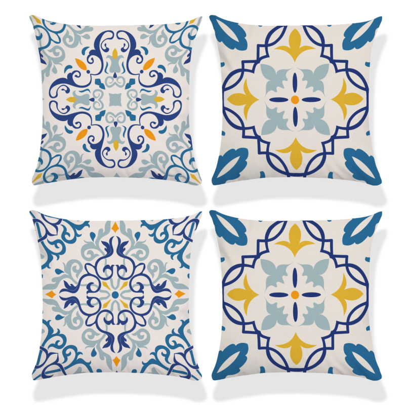 Vintage κάλυμμα μαξιλαριού λουλουδιών Διακόσμηση σπιτιού Δωμάτιο Υπνοδωμάτιο Σαλόνι Αυτοκίνητο Καναπές Διακόσμηση μαξιλαριού