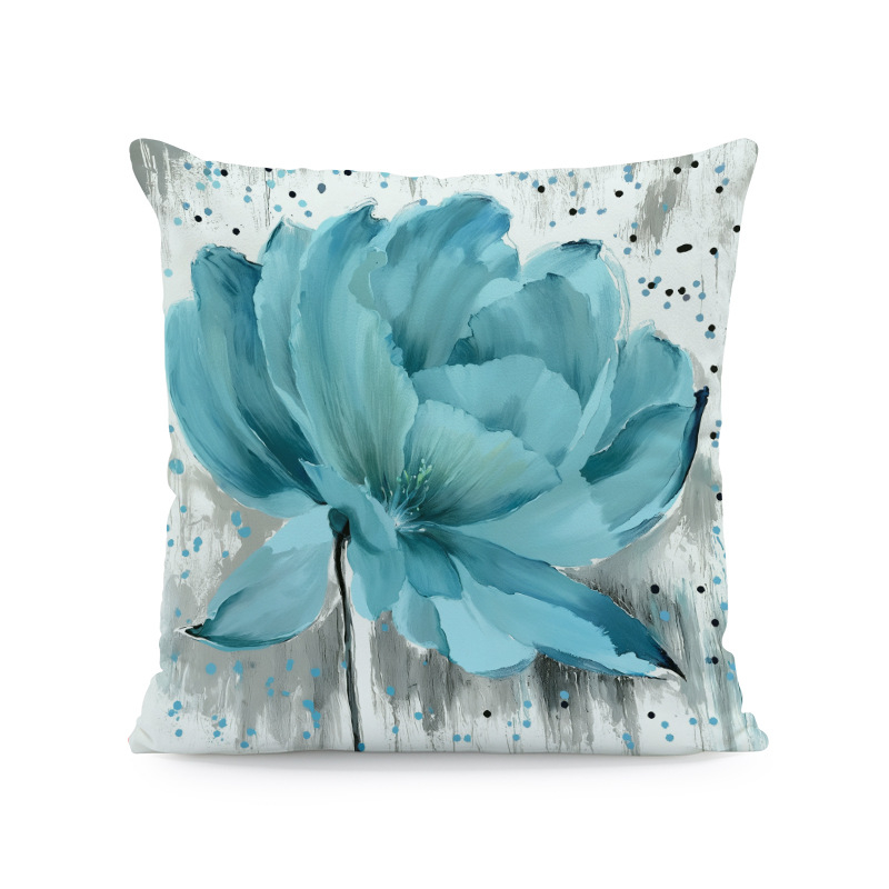 Vintage κάλυμμα μαξιλαριού λουλουδιών Διακόσμηση σπιτιού Δωμάτιο Υπνοδωμάτιο Σαλόνι Αυτοκίνητο Καναπές Διακόσμηση μαξιλαριού