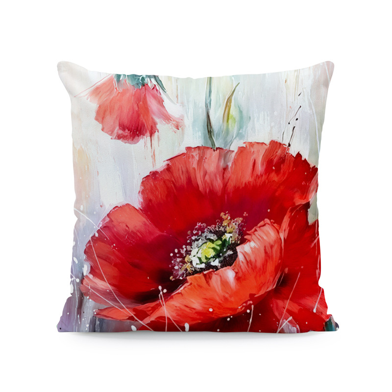 Vintage κάλυμμα μαξιλαριού λουλουδιών Διακόσμηση σπιτιού Δωμάτιο Υπνοδωμάτιο Σαλόνι Αυτοκίνητο Καναπές Διακόσμηση μαξιλαριού