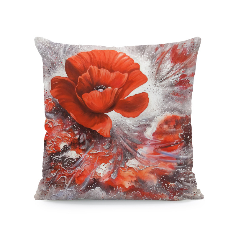 Vintage κάλυμμα μαξιλαριού λουλουδιών Διακόσμηση σπιτιού Δωμάτιο Υπνοδωμάτιο Σαλόνι Αυτοκίνητο Καναπές Διακόσμηση μαξιλαριού