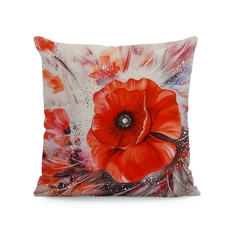 Vintage κάλυμμα μαξιλαριού λουλουδιών Διακόσμηση σπιτιού Δωμάτιο Υπνοδωμάτιο Σαλόνι Αυτοκίνητο Καναπές Διακόσμηση μαξιλαριού