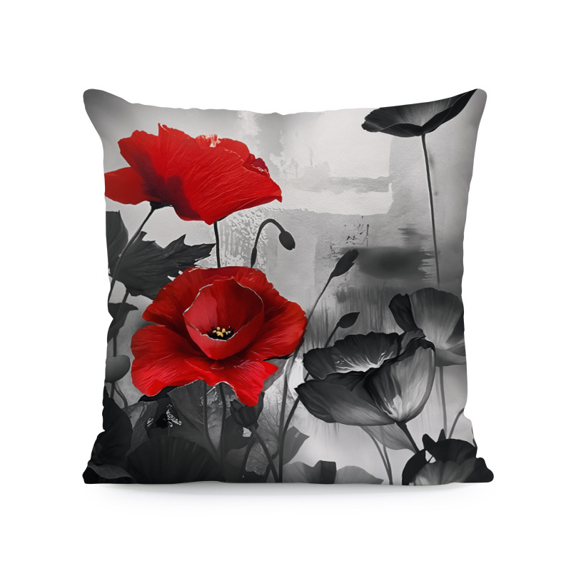 Vintage κάλυμμα μαξιλαριού λουλουδιών Διακόσμηση σπιτιού Δωμάτιο Υπνοδωμάτιο Σαλόνι Αυτοκίνητο Καναπές Διακόσμηση μαξιλαριού