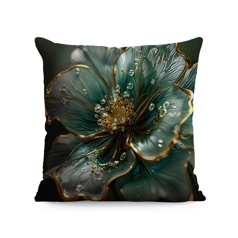 Vintage κάλυμμα μαξιλαριού λουλουδιών Διακόσμηση σπιτιού Δωμάτιο Υπνοδωμάτιο Σαλόνι Αυτοκίνητο Καναπές Διακόσμηση μαξιλαριού