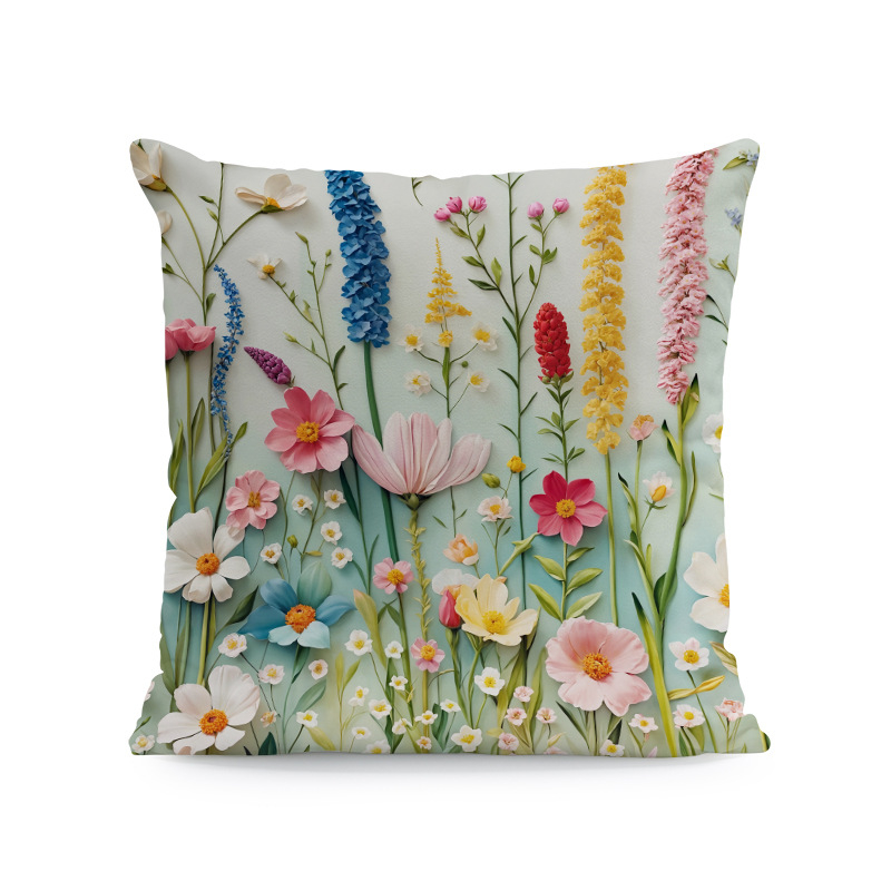 Vintage κάλυμμα μαξιλαριού λουλουδιών Διακόσμηση σπιτιού Δωμάτιο Υπνοδωμάτιο Σαλόνι Αυτοκίνητο Καναπές Διακόσμηση μαξιλαριού