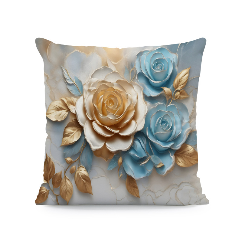 Vintage κάλυμμα μαξιλαριού λουλουδιών Διακόσμηση σπιτιού Δωμάτιο Υπνοδωμάτιο Σαλόνι Αυτοκίνητο Καναπές Διακόσμηση μαξιλαριού