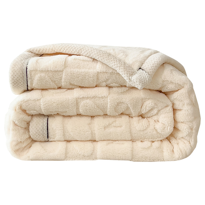 Paksendatud taff-fliisist tekk, kontorirätik, uinakutekki, diivanitekki, korallivärvi piimfliisist soe konditsioneeriga tekk