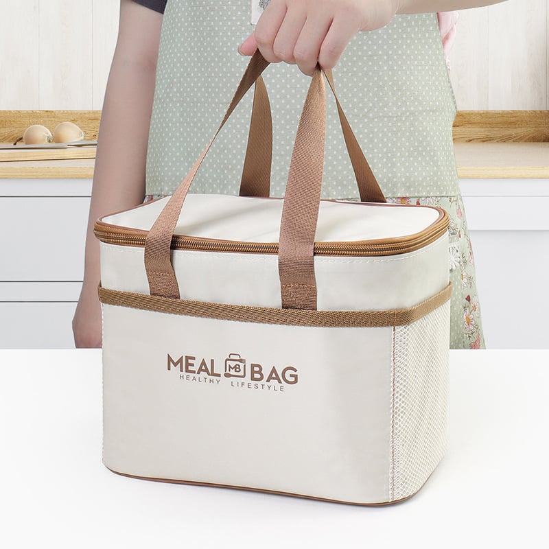 Pietų dėžutės rankinės izoliacinis krepšys lauko piknikui didelės talpos maisto krepšys biuro studentams