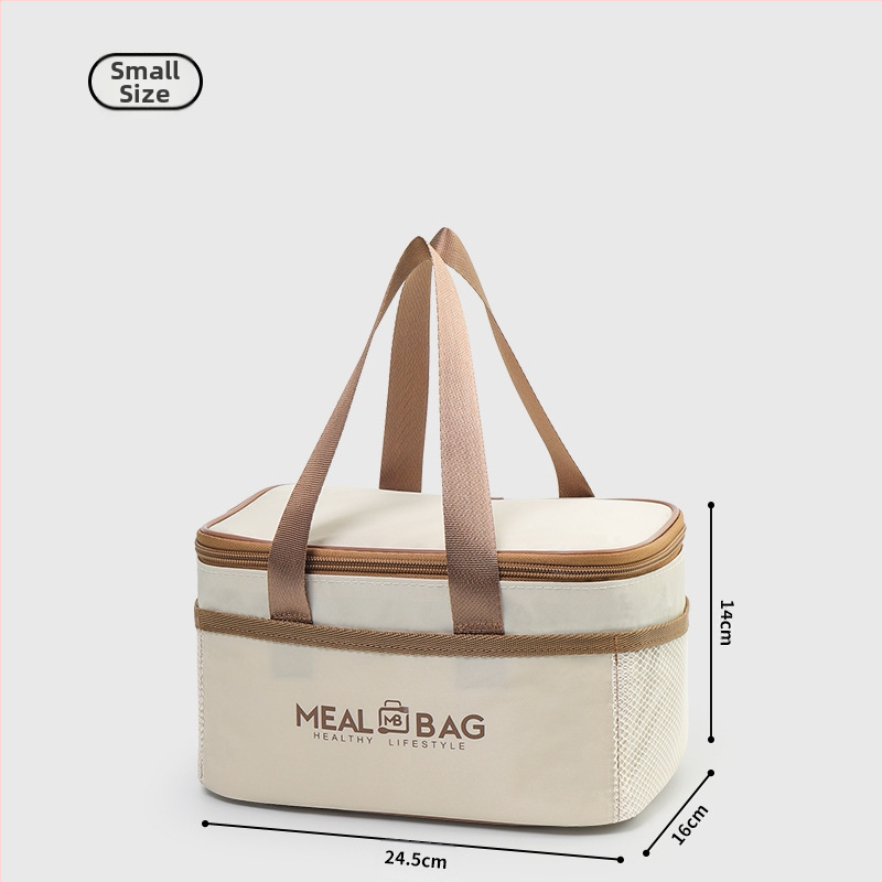 Pietų dėžutės rankinės izoliacinis krepšys lauko piknikui didelės talpos maisto krepšys biuro studentams