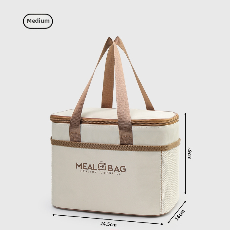 Pietų dėžutės rankinės izoliacinis krepšys lauko piknikui didelės talpos maisto krepšys biuro studentams