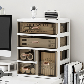 Επιτραπέζιο κουτί αποθήκευσης μεγάλης χωρητικότητας, επιτραπέζιο ντύσιμο, επιτραπέζιο ντύσιμο, περιποίηση δέρματος, ράφι φινιρίσματος, χαρτικά για φοιτητές, κουτί αποθήκευσης πολλαπλών στρώσεων με συρτάρια