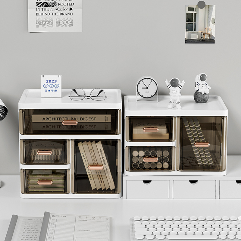 Stolni ormarić za pohranu velikog kapaciteta, stalak za njegu kože, višeslojna ladica za pohranu studentskog pribora