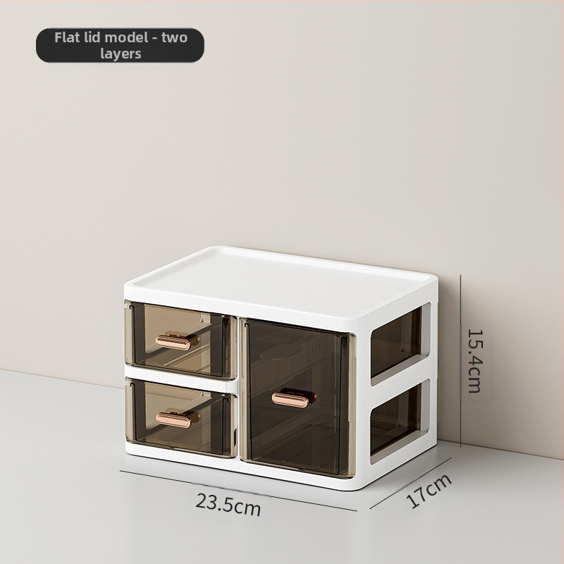 Stolni ormarić za pohranu velikog kapaciteta, stalak za njegu kože, višeslojna ladica za pohranu studentskog pribora