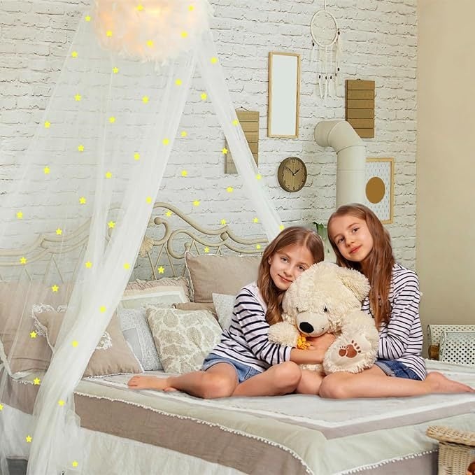 Svijetleća jednostavna kupolasta mreža za komarce, viseća svjetleća mreža za princezu, šifrirana sklopiva mreža za komarce za studente, Amazon, vruće prodaje se sada
