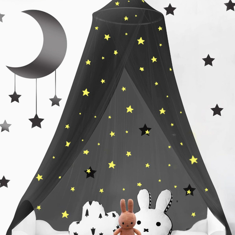 Helendav lihtne kupliga sääsevõrk rippuv helendav printsessivõrk krüptitud kokkupandav õpilase sääsevõrk Amazoni kuum müük nüüd