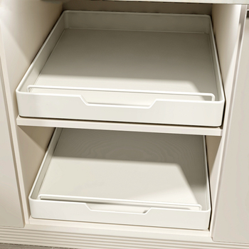 Su rankena spintelėje traukiamas krepšelis virtuvės prieskonių laikymo dėžė stumdomas bėgelis montavimo nereikalaujanti laikymo dėžė tarpų