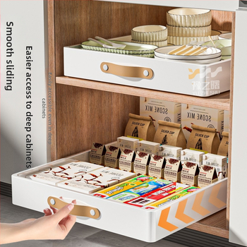 Su rankena spintelėje traukiamas krepšelis virtuvės prieskonių laikymo dėžė stumdomas bėgelis montavimo nereikalaujanti laikymo dėžė tarpų