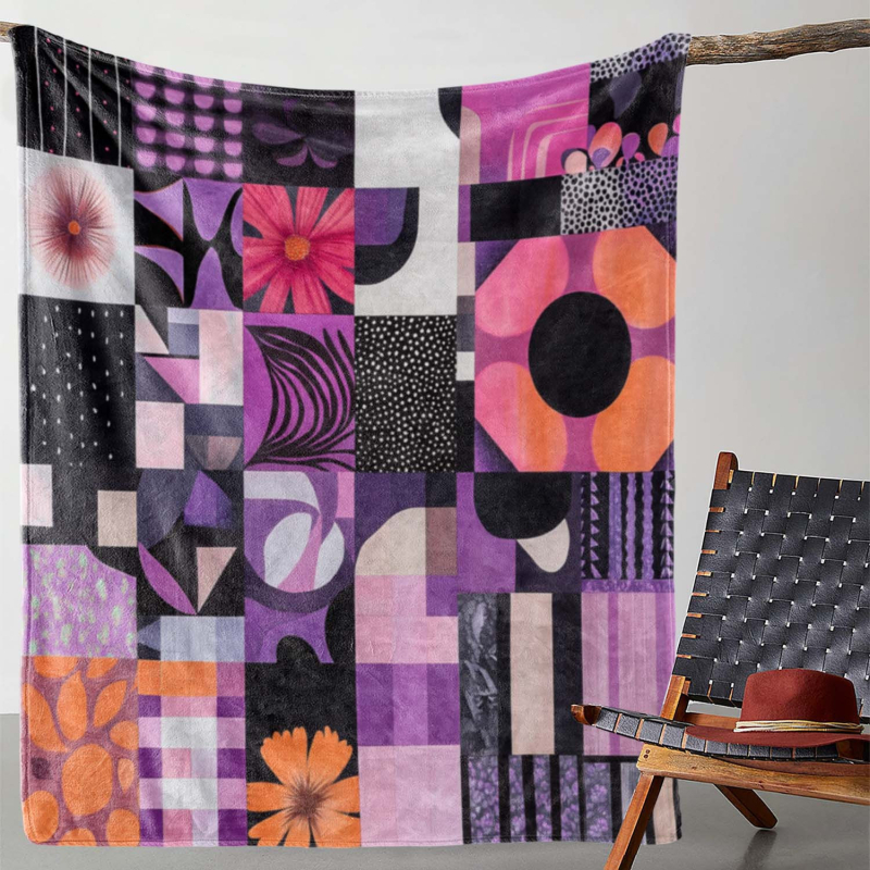 Piiriülene retro pastoraalsete õmblustega seeria tekk, nelja aastaaja universaalne tekk, kodune flanelltekk, pühadekingitustekk