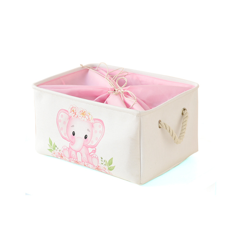 Кутия за съхранение, кутия за съхранение на бебешки играчки, сгъваема, голяма кутия за съхранение на домакински дрехи