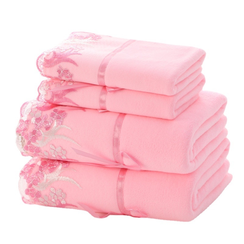 Rankšluostis, vonios rankšluostis, poliesterio brokato pluošto, sausiems plaukams, sutirštintas audinys, siuvinėta gėlė, keturi metų laikai, tinkantis LOGOTIPUI, gali būti plaukai