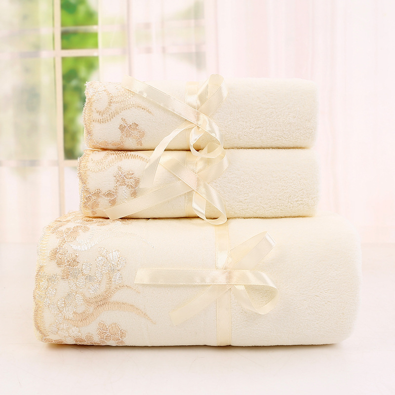 Rankšluostis, vonios rankšluostis, poliesterio brokato pluošto, sausiems plaukams, sutirštintas audinys, siuvinėta gėlė, keturi metų laikai, tinkantis LOGOTIPUI, gali būti plaukai