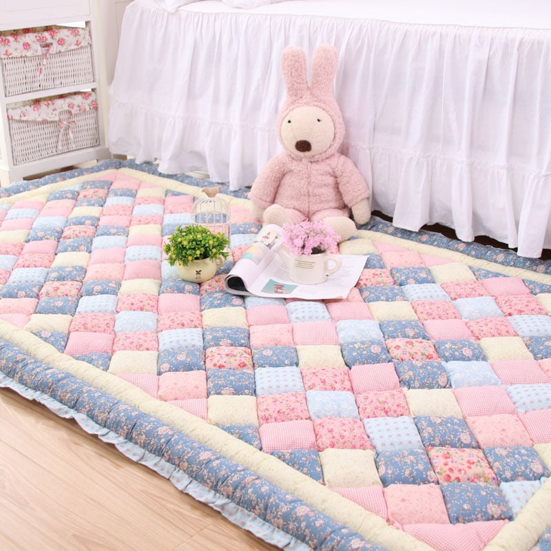 Kāpšanas paklājiņš Tatami Bay Window Mat Four Seasons Universāls Neslīdošs Sabiezināts Pastorālais Paklājs Korejiešu Stila Slinkais Grīdas Paklājs Guļamistabas Naktsskapītis
