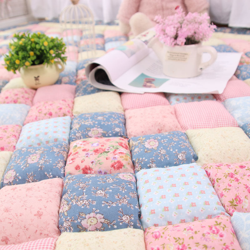 Laipiojimo kilimėlis „Tatami Bay Window“ kilimėlis „Four Seasons“ universalus neslystantis sustorintas pastoracinis kilimėlis korėjietiško stiliaus kilimėlis tingioms grindims miegamojo lovos pusėje