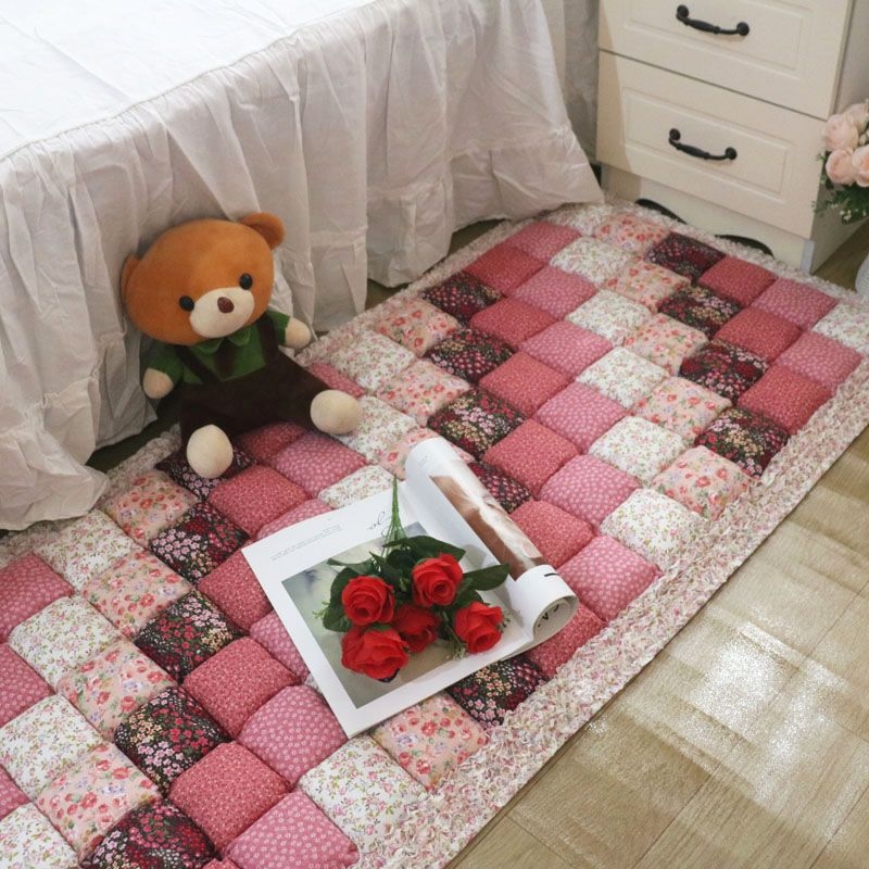 Laipiojimo kilimėlis „Tatami Bay Window“ kilimėlis „Four Seasons“ universalus neslystantis sustorintas pastoracinis kilimėlis korėjietiško stiliaus kilimėlis tingioms grindims miegamojo lovos pusėje