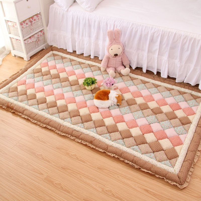 Laipiojimo kilimėlis „Tatami Bay Window“ kilimėlis „Four Seasons“ universalus neslystantis sustorintas pastoracinis kilimėlis korėjietiško stiliaus kilimėlis tingioms grindims miegamojo lovos pusėje