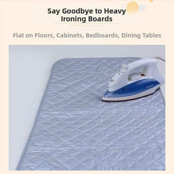 Πυκνό βαμβακερό σιδερώστρα ασημί για οικιακή χρήση, πτυσσόμενη φορητή σιδερώστρα, ταξιδιωτικό ξενοδοχείο, κοιτώνας, σιδερώστρα γραφείου
