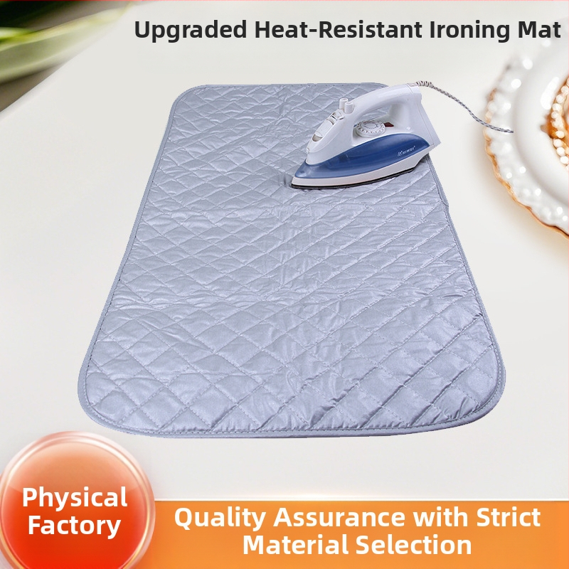 Удебелена памучна сребърна дъска за гладене, домакинска сгъваема преносима дъска за гладене, пътна, хотелска, общежитие, настолна подложка за гладене