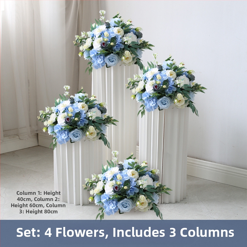 Automobilio pristatymo ceremonijos lango vestuvių dekoravimo stilius Dirbtinių gėlių dekoravimas Netikros gėlės 4s Parduotuvės pasveikinimas Kt prekės ženklo romėnų kolonų dekoravimas