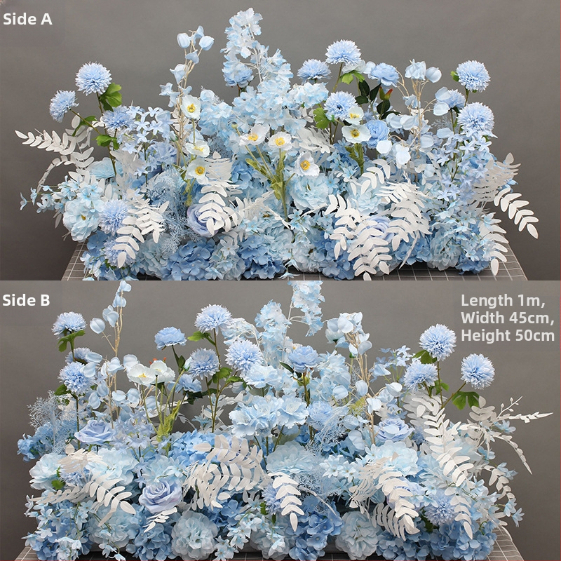 Automobilio pristatymo ceremonijos lango vestuvių dekoravimo stilius Dirbtinių gėlių dekoravimas Netikros gėlės 4s Parduotuvės pasveikinimas Kt prekės ženklo romėnų kolonų dekoravimas