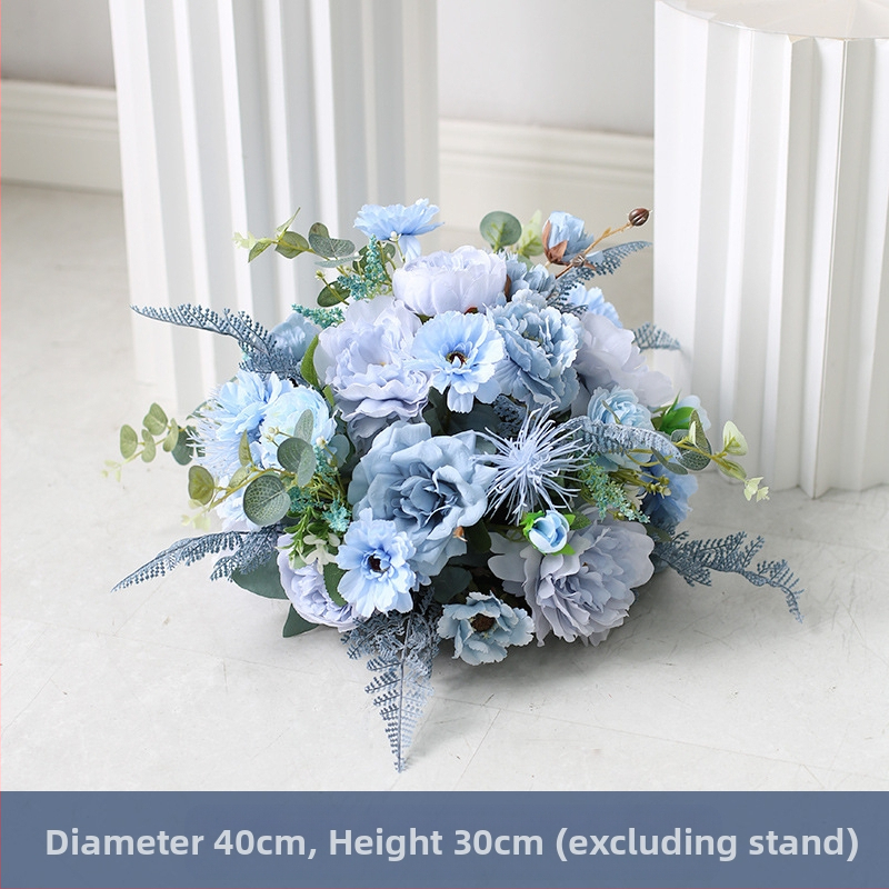 Automobilio pristatymo ceremonijos lango vestuvių dekoravimo stilius Dirbtinių gėlių dekoravimas Netikros gėlės 4s Parduotuvės pasveikinimas Kt prekės ženklo romėnų kolonų dekoravimas